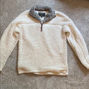 True Grit Half Zip Fluffy Pullover